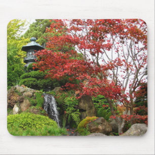 Tapis De Souris Jardin rocheux japonais avec pagode