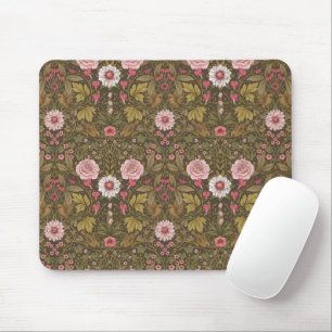Tapis De Souris Jardin sauvage sur café brun