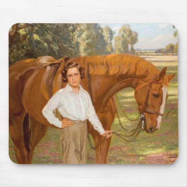 Tapis De Souris Jasmine le Cheval (par Algernon Talmage) (Devant)