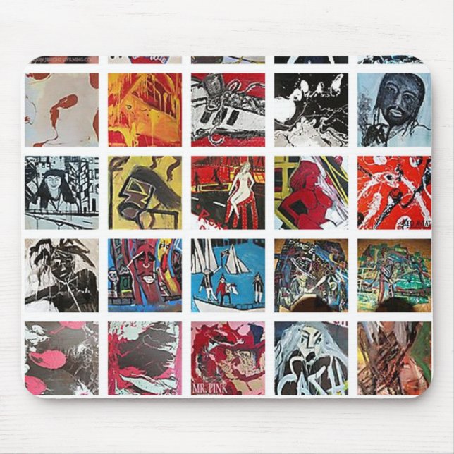 TAPIS DE SOURIS JASON JENKINS EN DIRECT ! ACRYLIQUE SUR TOUT (Devant)