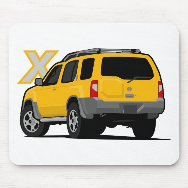 Tapis De Souris Jaune de Nissan Xterra (Devant)