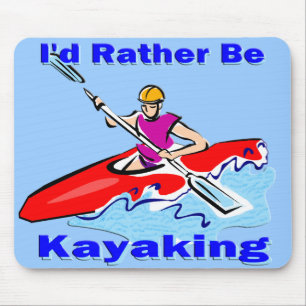 Tapis De Souris J'aurais plutôt 1 ans Kayaking