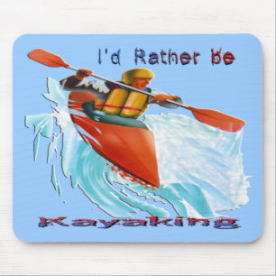 Tapis De Souris J'aurais plutôt 2 ans Kayaking
