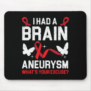 Tapis De Souris J'Avais L'Aneurysme Du Cerveau État Médicale Aneur