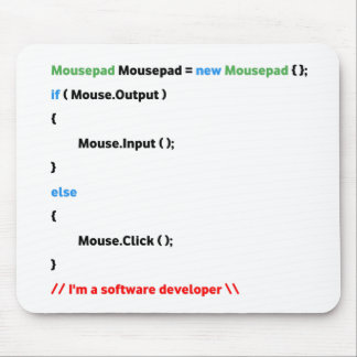 Tapis De Souris JavaScript Mousepad. Unique(développeur logiciel)