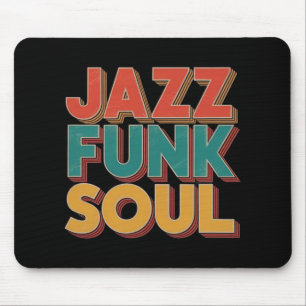 Tapis De Souris Jazz Funk Et Soul - Musique Vintage Afro Rétro