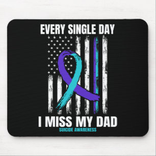 Tapis De Souris Je Manque Mon Papa Suicide Sensibilisation Chemise