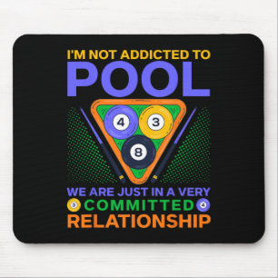 Tapis De Souris Je Ne Suis Pas Addicé Au Pool