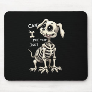 Tapis De Souris Je Pet Ce Chien Skeleton Cadeaux Halloween