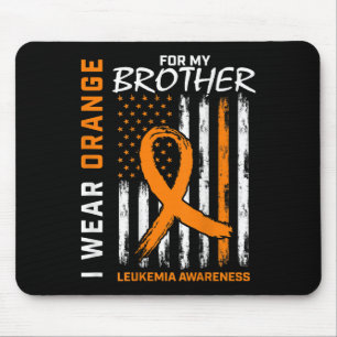 Tapis De Souris Je Porte De L'Orange Pour Brother Leukemia Sensibi
