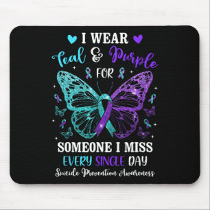 Tapis De Souris Je Porte Des Experts Turquoises Et Violets En Prév