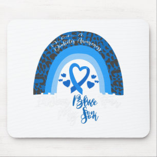 Tapis De Souris Je Porte Du Bleu Pour Mon Fils Mois De Sensibilisa
