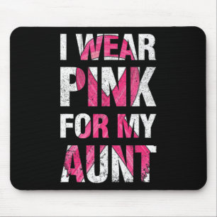 Tapis De Souris Je Porte Du Rose Pour Ma Tante Cancer Du Sein Surv