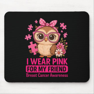 Tapis De Souris Je Porte Du Rose Pour Mon Ami Mignonne Propre Canc