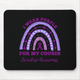 Tapis De Souris Je Porte Du Violet Pour Mon Cousin, Surdose De Sen