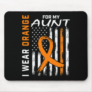 Tapis De Souris Je Porte Orange Pour Ma Tante Sclérose Multiples
