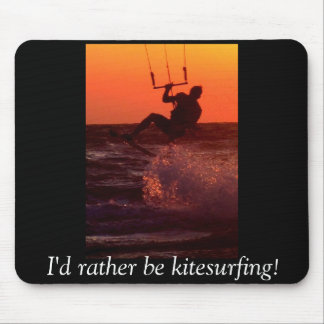 Tapis De Souris Je serais plutôt kitesurf Mousepad