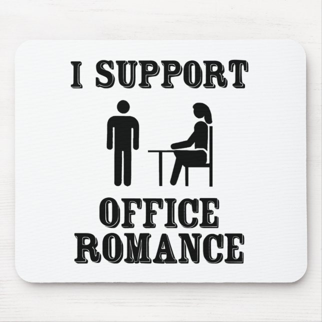 Tapis De Souris Je soutiens le bureau Romance (Devant)