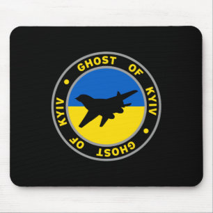 Tapis De Souris Je suis avec l'amant de l'Ukraine héros de Kiev le