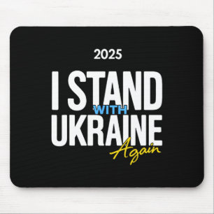 Tapis De Souris Je suis avec l'Ukraine 2025 Chemises Drapeau ukrai