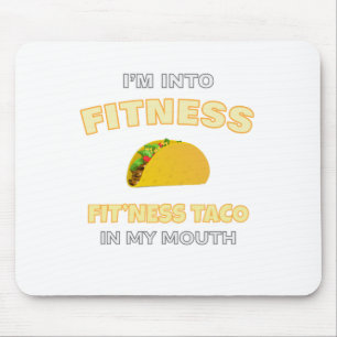 Tapis De Souris Je suis en forme, Fitness Taco dans mon entraîneme