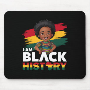 Tapis De Souris Je suis garçon afro d'histoire noire Prince Little
