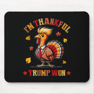 Tapis De Souris Je suis heureux que Trump ait gagné en 2024 et qu'