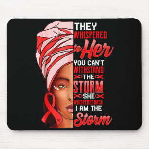 Tapis De Souris Je Suis La Tempête Femmes Noires Maladies Cardiaqu