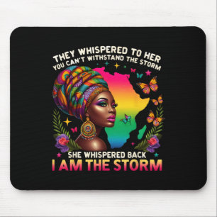 Tapis De Souris Je Suis La Tempête Inspirational Fierté Africaine 