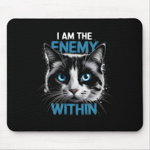 Tapis De Souris Je suis l'ennemi intérieur votant Trump élection T