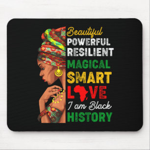 Tapis De Souris Je suis les femmes de l'histoire noire Mois de l'h
