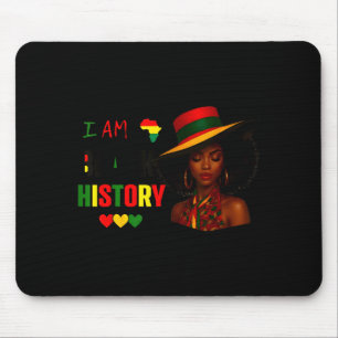 Tapis De Souris Je suis Mois de l'histoire des Noirs Afro-Américai