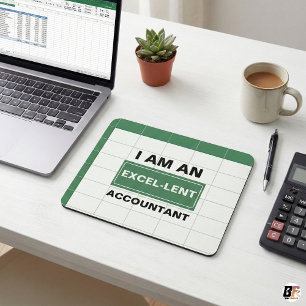 Tapis De Souris Je Suis Un Comptable Excel-lent   Humour de Bureau