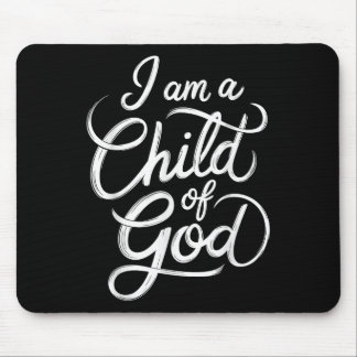 Tapis De Souris Je Suis Un Enfant De Dieu Jésus-Christ
