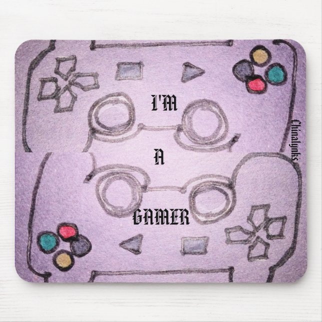 TAPIS DE SOURIS JE SUIS UN MOUSEPAD GAMER (Devant)