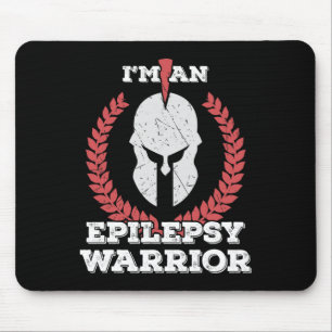 Tapis De Souris Je suis une Epilepsie Guerrière Sensibilisation à