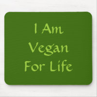 Je suis végétalien pendant la vie. Vert. Slogan.