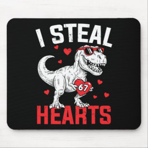 Tapis De Souris Je vole 67 cœurs drôle six sept Saint-Valentin Din