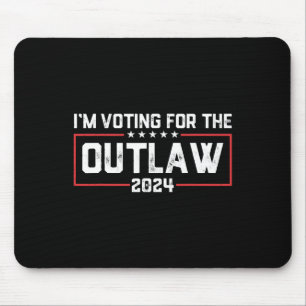 Tapis De Souris Je vote pour l'élection hors-la-loi de 2024 Maga T