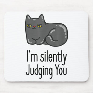 Tapis De Souris Je Vous Juge Silencieusement Drôle Citation Avec C