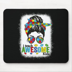 Tapis De Souris J'Enseigne La Sensibilisation sur l'autisme Des En
