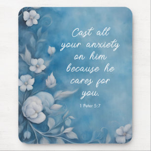 Tapis De Souris Jérémie 29:11 Image du couplet de la Bible