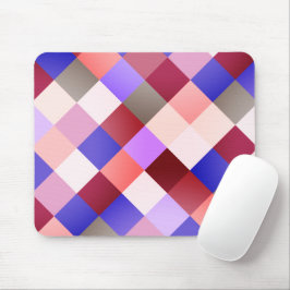 Tapis De Souris 'Jester' - Motif de plaids multicolore frappant