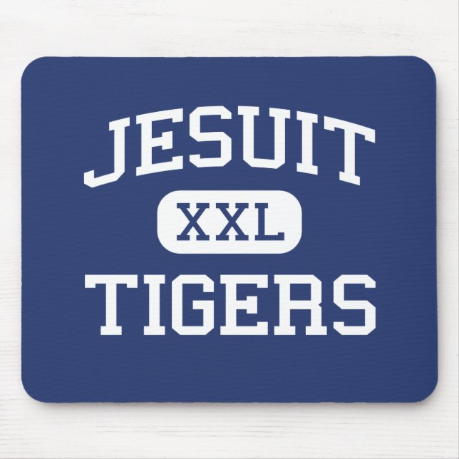 Tapis De Souris Jésuite - tigres - lycée - Tampa la Floride (Devant)
