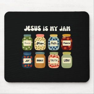 Tapis De Souris Jésus Christ est mon truc et je suis là pour le ré