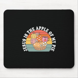Tapis De Souris Jésus est la pomme de ma tarte tarte d'automne Tha