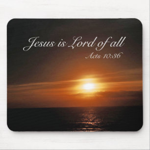 Tapis De Souris Jésus est seigneur de tous