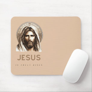 Tapis De Souris Jésus est vraiment ressuscité !
