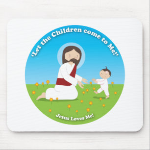 Tapis De Souris Jésus et l'enfant