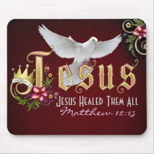 Tapis De Souris Jésus guérit Mousepad